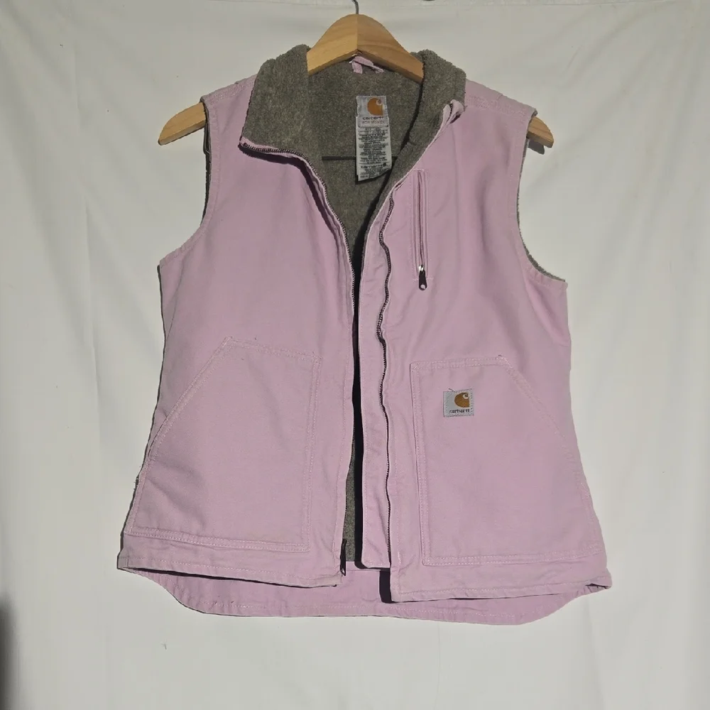 Carhartt | Jackets & Coats | Vintage Carhartt Wv0 Fpl Pink Sherpa